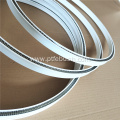 Glass fiber filled PTFE spring energized seal